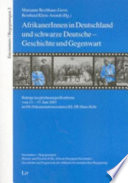 AfrikanerInnen in Deutschland und schwarze Deutsche