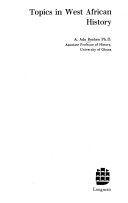 Topics in West African History