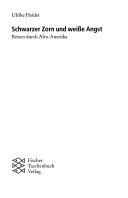 Schwarzer Zorn und weisse Angst