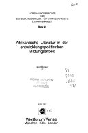 Afrikanische Literatur in der entwicklungspolitischen Bildungsarbeit