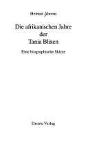 Die afrikanischen Jahre der Tania Blixen