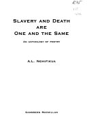 Slavery and Death are One and the Same
