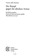 Der Kampf gegen die absolute Armut