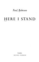 Here I Stand