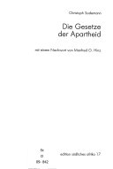 Die Gesetze der Apartheid