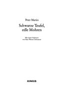 Schwarze Teufel, edle Mohren