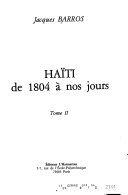 Haïti, de 1804 à nos jours