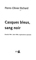 Casques bleus, sang noir