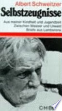 Selbstzeugnisse