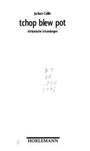 Tchop blew pot