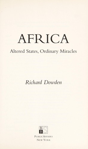 Africa Altered States, Ordinary Miracles 