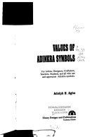 Values of Adinkra Symbols