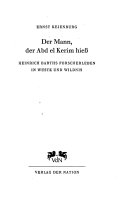 Der Mann, der Abd el Kerim hieß 