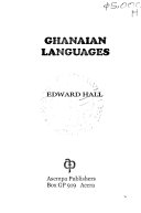 Ghanaian Languages