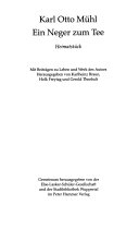 Ein Neger zum Tee