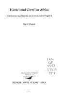 Hänsel und Gretel in Afrika
