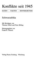 Konflikte seit 1945: Schwarzafrika