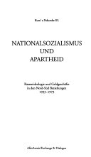 Nationalsozialismus und Apartheid