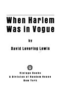 When Harlem was in Vogue