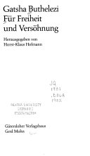 Für Freiheit und Versöhnung