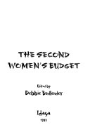 The Second Women's Budget