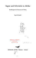 Sagen und Schwänke in Afrika