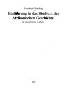 Einführung in das Studium der afrikanischen Geschichte