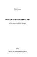 Le roi Kanyok au milieu de quatre coins