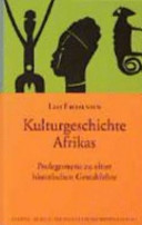 Kulturgeschichte Afrikas