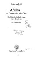 Afrika, ein Zentrum der alten Welt