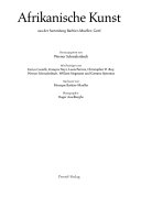 Afrikanische Kunst aus der Sammlung Barbier-Mueller, Genf